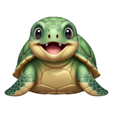 Cinematic Realistic Cute Yawning Sea Turtle Portrait Emoji, Head tilted slightly with a dramatic, wide-open yawn, showcasing a soft, textured shell and a tender, aged face with half-closed, drowsy eyes, rendered with natural shadows and delicate detail; high shine, relaxed yet expressive, styled with a dash of oceanic charm, soft glowing outline, capturing the essence of a sleepy yet affectionate sea turtle that appears ready to stretch out and drift into a peaceful nap! sticker