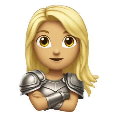 Blond Valkyrie full body sticker