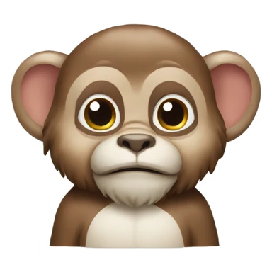 Un singe avec un noeud papillon sticker