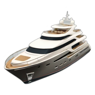 a luxury yacht sticker