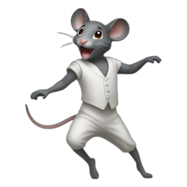 Une souris qui danse sticker