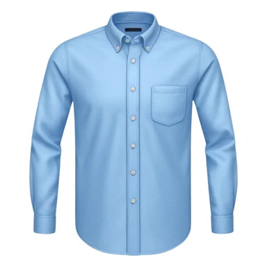 light blue oxford shirt sticker