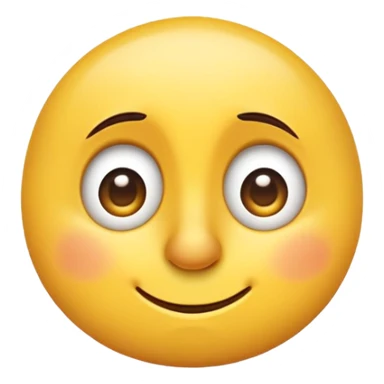A yellow emoji face with a long Pinocchio-style nose, slightly tilted eyes looking to the side, and a small smirk. The expression shows guilt or mischief, indicating someone is lying. sticker