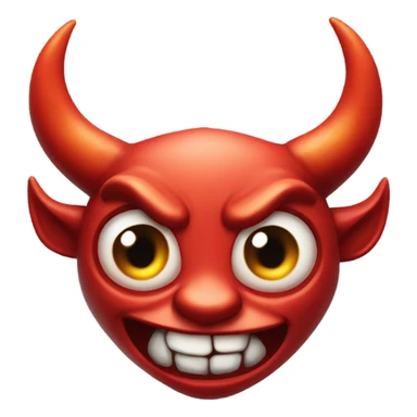 Watery eye devil sticker