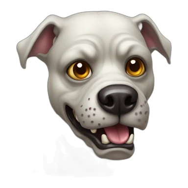 zombie-monster-french pull dog sticker