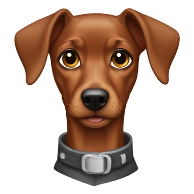 Homem e cachorro pinscher sticker