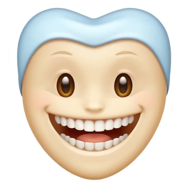 teeth without face sticker