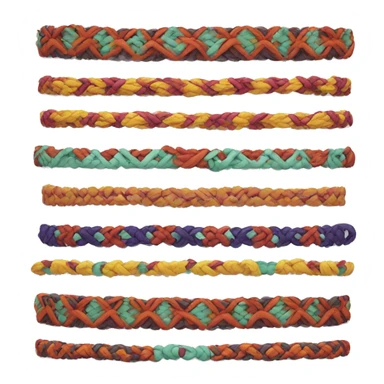 Friendship bracelet sticker
