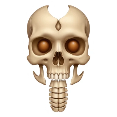 Human woman Pelvic bone sticker