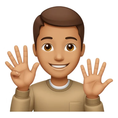 Un humain qui dit OK sticker