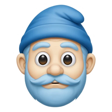grandfather smurf  sticker