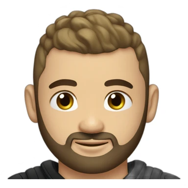 Karim Benzema wearing gold chain and black shirt sticker