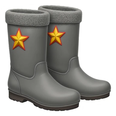 soviet valenki boots without heels on soft soles sticker
