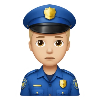 Corazón roto tipo policia sticker