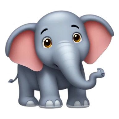 Mario as a elephant sticker