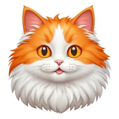 fake cartoon cat sticker