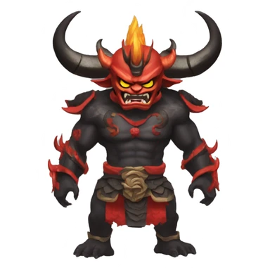 Demonio Japonés Oni en Twitter Twemoji 14.0 sticker