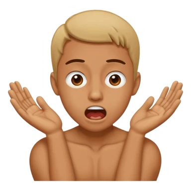 a person doing the choking emote sticker