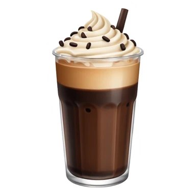 Oreo iced coffee no whipped cream sticker