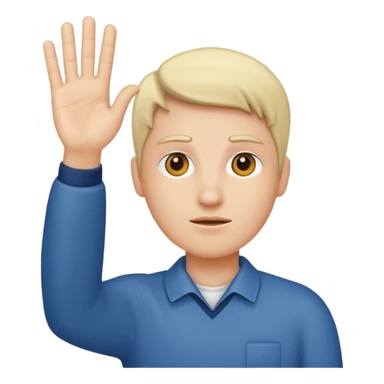  Indifference - lack of interest, concern, or sympathy  - waving hand in a dismissive gesture sticker