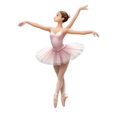 Icon for Ballet: a theater stage with silhouette of a ballerina in an elegant pose, surrounded by spotlight and stage lights. The icon should convey the grace and beauty of ballet, with focus on the dancer and the dramatic lighting. Transparent background. sticker