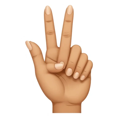 Its a meme in indai that is a hand gesture which middle finger is faced front and all finger is faced upward sticker