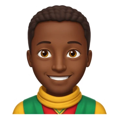 etiopien man sticker