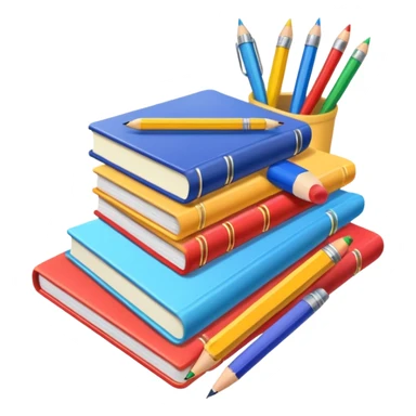 school supplies sticker