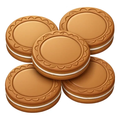 MAKE ME A LOTUS BISCOFF  EMOJI FOR MARKETING ON INSTAGRAM PURPOUSE sticker