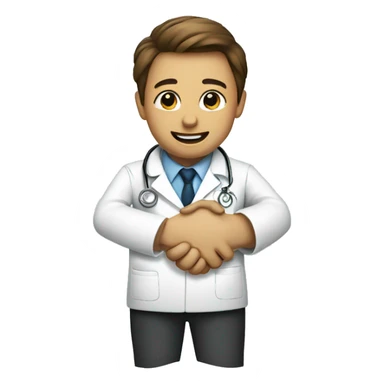 Handshake ai doctor sticker