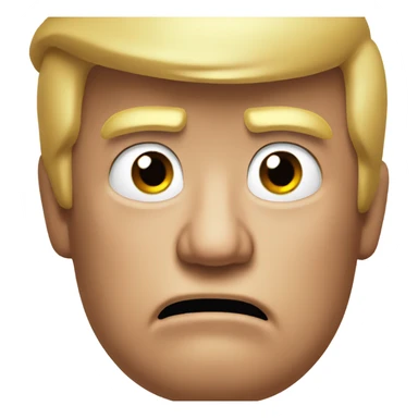 Donald Trump angry sticker