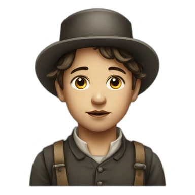 Victorian-Era-poor-factory-worker-kid sticker