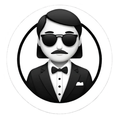 sartiorial logo design sticker