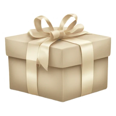 Light beige Christmas gifts under a white Christmas tree  sticker