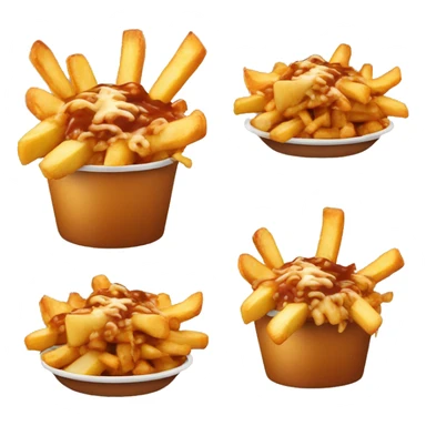 Poutine qui mange du poutine sticker