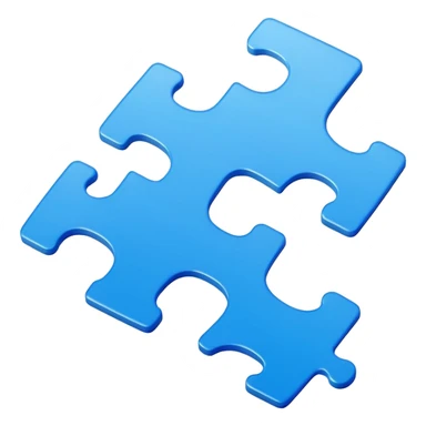 one single Puzzle Piece sticker