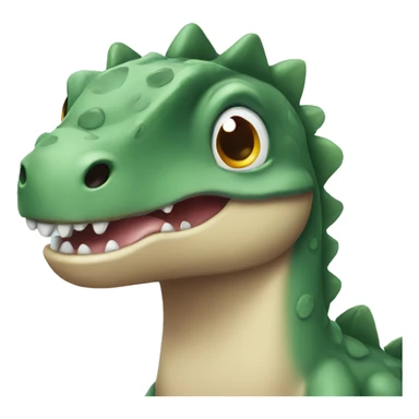 Cute dino sticker