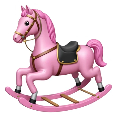 pink Rocking Horse sticker