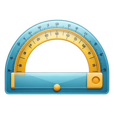 "📏" This emoji is for ruler. Then make an emoji for protractor. Which is real emoji type like the givel sticker