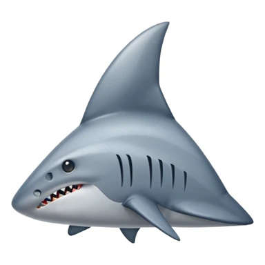 A shark fin out of water sticker