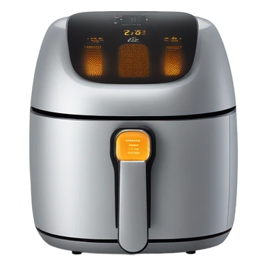 Light glowing from air fryer sticker