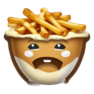 Poutine qui mange une poutine  sticker