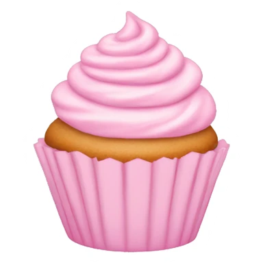 pastel pink cupcake  sticker