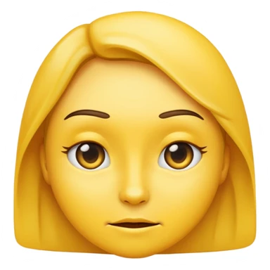 Emoji giving side eye sticker
