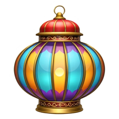 circus lantern sticker