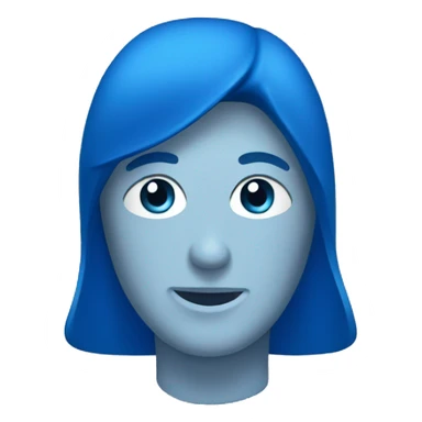 a blue t-shirt item sticker