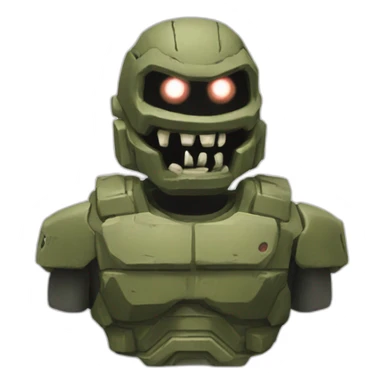 cocodemon from doom 1993 sticker