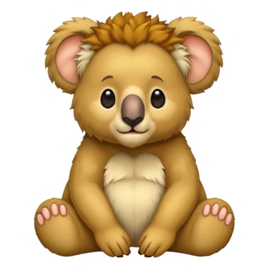Half koala bear and half lion 🐨🦁 sticker