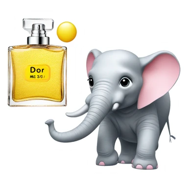 Miss Dior perfume and drunk elephant  sticker