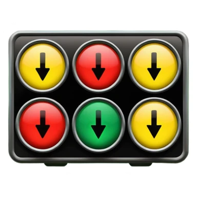 mac os icon rotation retro traffic signal arrows rotating inversion sticker